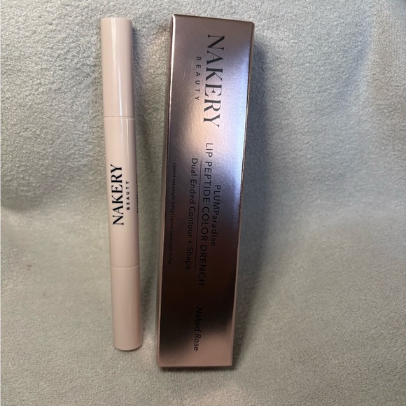Nakery Beauty Other - Nakery Beauty Lip Peptide Color Drench - Naked Rose Brand New in Box